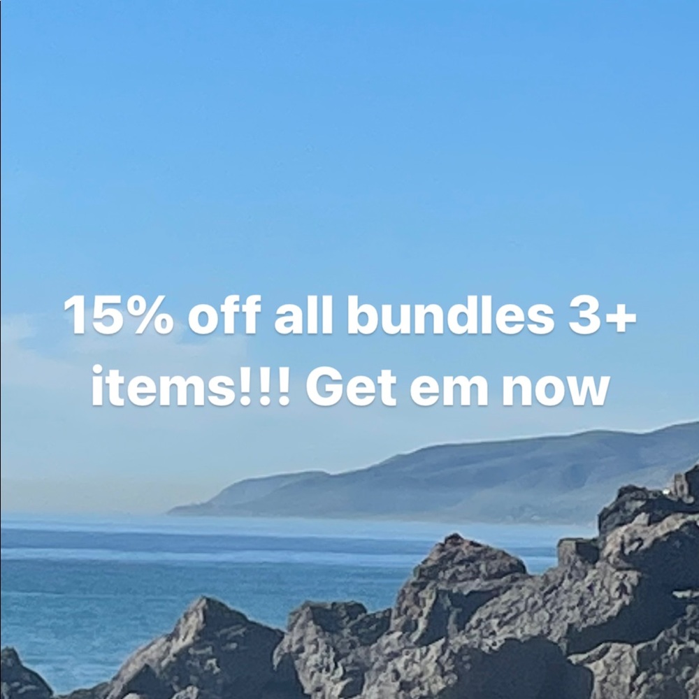15% OFF BUNDLES!